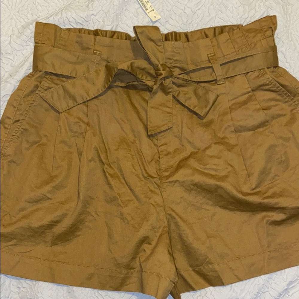 Pleated shorts